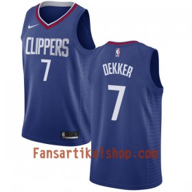 NBA Los Angeles Clippers Trikot Sam Dekker 7 Nike 2017-18 Blau Swingman - Herren